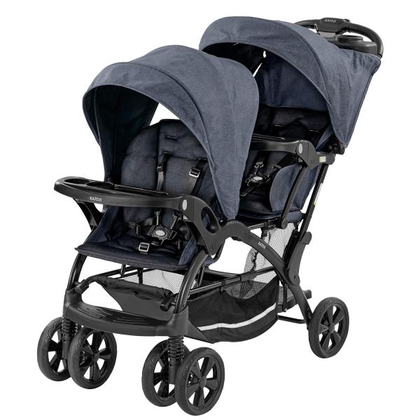 他サイト： カトージ ベビーカー 二人でゴーDX レインカバー付 デニム 1か月~ () 41000の商品画像