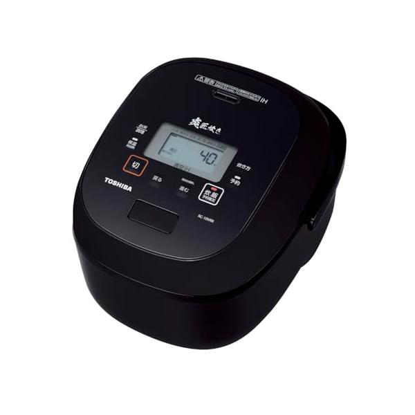他サイト： 東芝(TOSHIBA) 炊飯器5.5合 真空IH rice cooker 日本製 真空保温白米40時間RC-10VRR(K)の商品画像