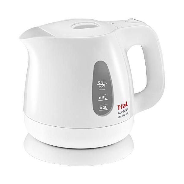 他サイト： ティファール 電気ケトル 0.8L アプレシア ウルトラクリーン ネオ 抗菌 パールホワイト KO3901JPの商品画像