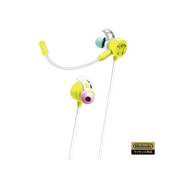 他サイト： 【任天堂ライセンス商品】ミキサー付き ゲーミングヘッドセットインイヤー for Nintendo Switch ピカチュウ - POP 【Ninの商品画像