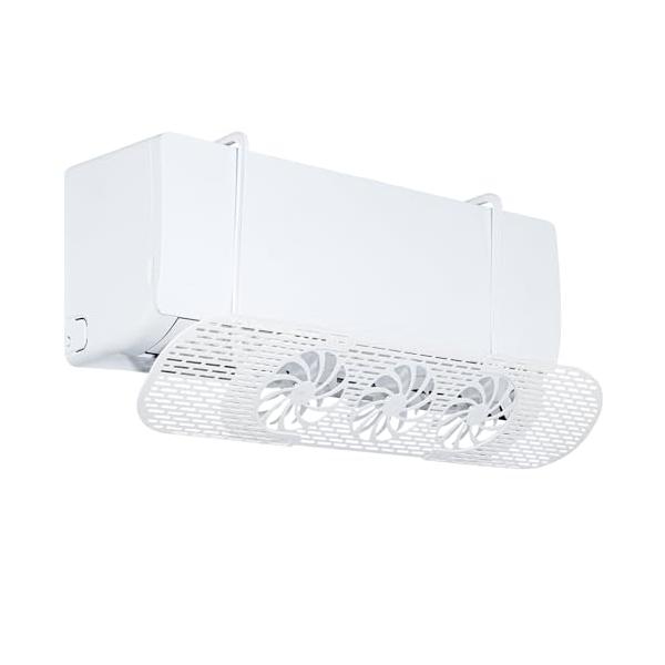 他サイト： 【空気循環が省エネのカギ!】【WalkerPlus＆Livedoorに掲載】エアコン風よけカバー TITIROBA（チチロバ）直撃風防止 ファンの商品画像