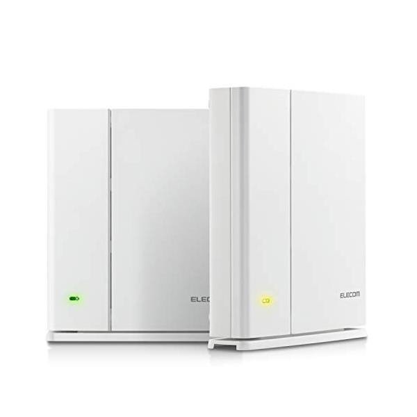 他サイト： エレコム メッシュ WiFiルーター 無線LAN 親機＋中継器セット 11ac 1733＋800Mbps IPv6（IPoE）対応 日本メーカーの商品画像