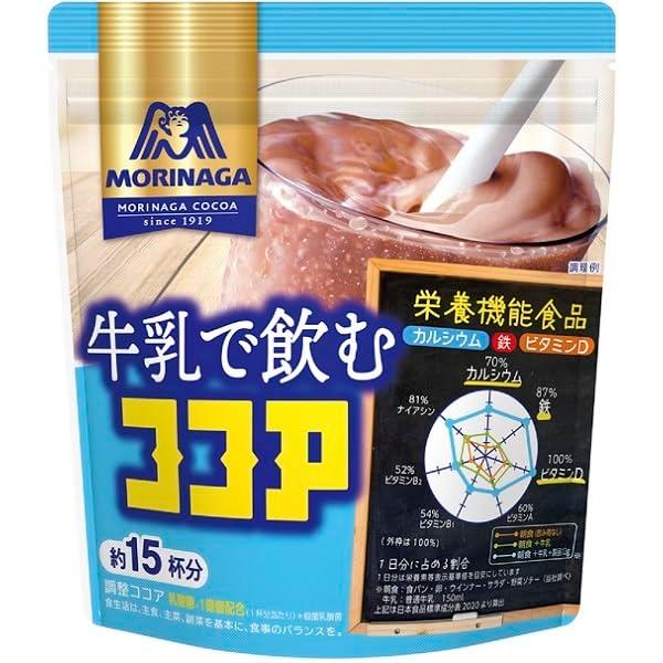 パッケージ個数:1・冷たい牛乳でもすぐ溶ける顆粒タイプ。手軽に簡単、牛乳で飲むココアです。