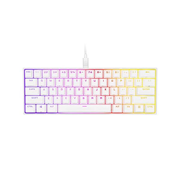 CORSAIR製ゲーミングキーボード K65 RGB MINI White (CH-9194114