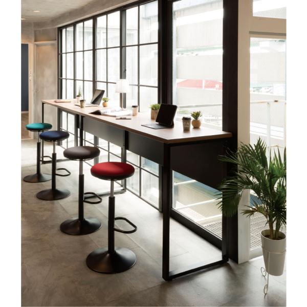 カウンターテーブルセット 連結カウンターテーブル TKL-2460BK 増連型 : オフィス家具の