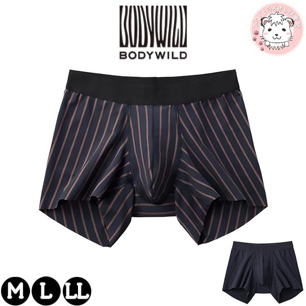 ABOUT パンツ BODY WILD（ボディワイルド） グンゼ ボクサーパンツ BLACK DESIGN 前