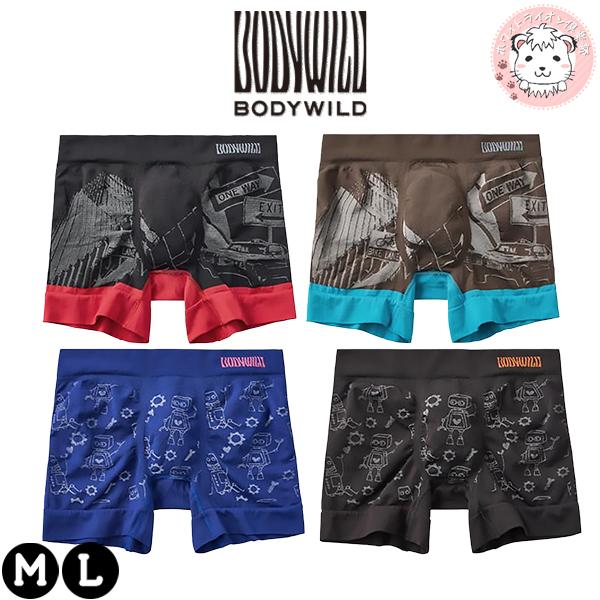 ボディワイルド BODY WILD ボクサーパンツ ML 36枚 BODY WILD（ボディワイルド） グンゼ ボクサーパンツ DESIGN 前とじ