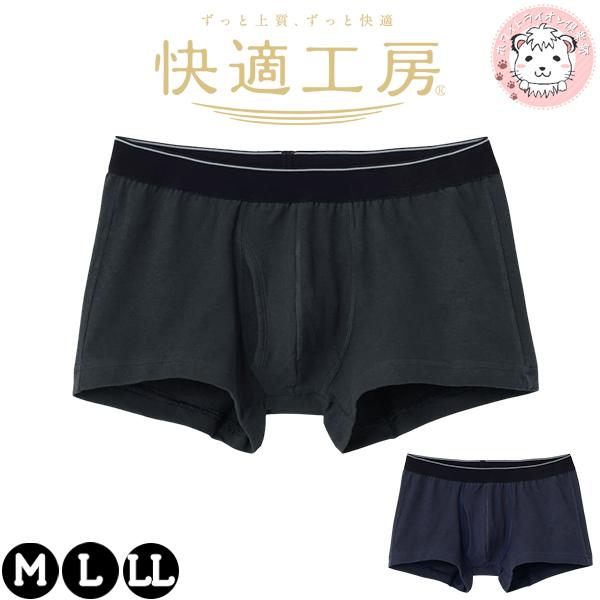GUNZE（グンゼ） 快適工房 ボクサーブリーフ 抗菌防臭 前あき M/L/LL