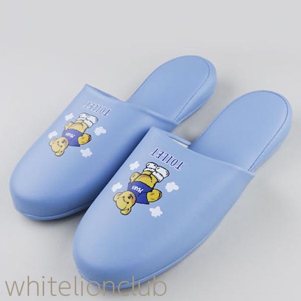 トイレスリッパ ビニールレザー トイレ スリッパ クマ フリーサイズ 洗える Pvc トイレ スリッパ 手洗い 洗面所 お手洗い ビニール Zo 00 ホワイトライオン倶楽部 通販 Yahoo ショッピング