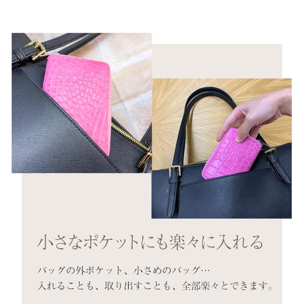 【新品同様・極美品】ヴィンテージ 鰐革 クロコダイル カードケース 名刺入れ クロコダイル革 カードケース レッド / ワイン ピンク ブルー