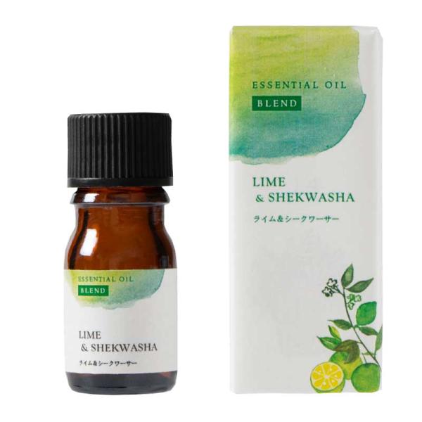 WSブレンド精油 ライム&シークワーサー 5ml 生活の木 プルメリア アロマオイル