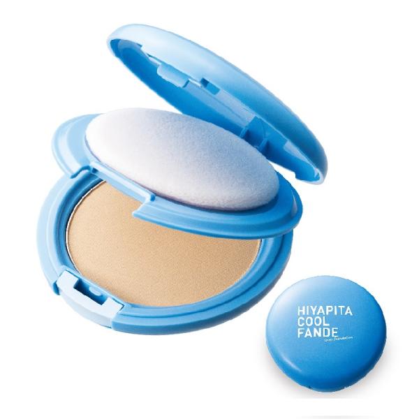 HIYAPITAクール ファンデ 12g プランドゥ ヒヤピタ ひんやり サラサラ カバー力 SPF50＋ PA++++  オークル ベージュ 日焼け止め コンシーラー