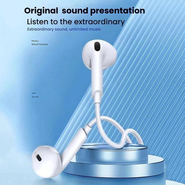 「有線のイヤホンが欲しい・・・」「軽量でおしゃれなイヤホンが欲しい・・・」「ワイヤレスは充電切れが気になる・・・」こんな悩みをお持ちの方に最適な有線イヤホンです！【圧倒的高音質】高音質で心地よいサウンドを体感していただけます！クリアで高音質...