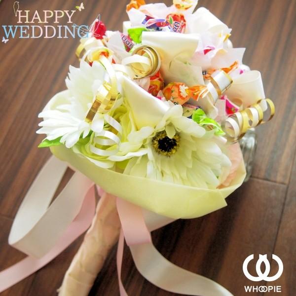 ウエディングブーケトス専用 お菓子の花束キャンディブーケ ホワイト Buyee Buyee Jasa Perwakilan Pembelian Barang Online Di Jepang