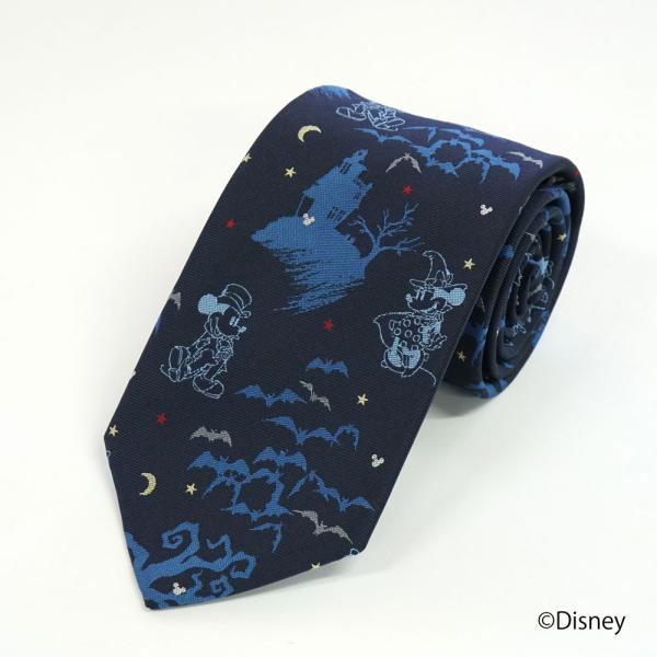 DISNEY キャラクター ネクタイ ディズニー 正規ライセンス ハロウィン 