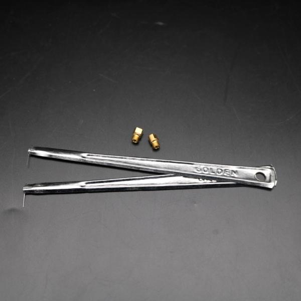 サイレントバーナーヘッド用 ニップル 2個＆クリーナー 2本 4点セット■新品サイレントバーナー専用ニップル 2個＆クリーナー2本の4点セットです。下記、商品説明に続く