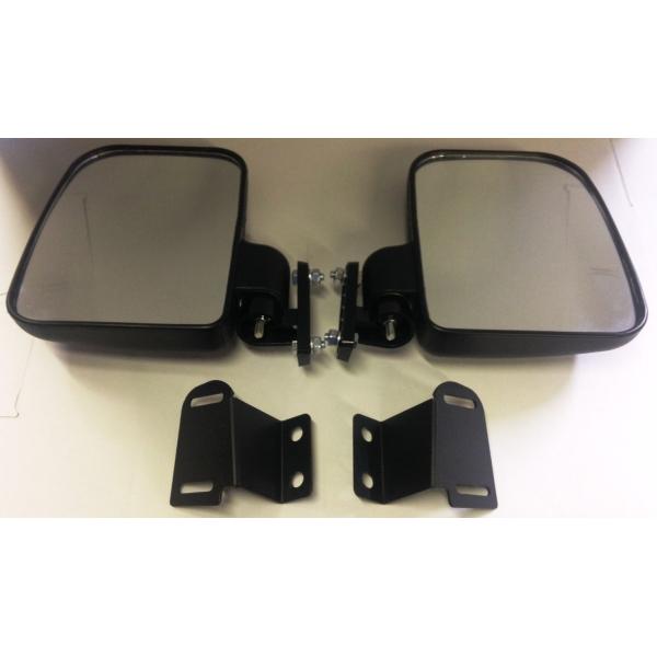 Side View Mirror Set Fits Polaris Ranger XP900 2013+ Lock N Ride 並行輸入品