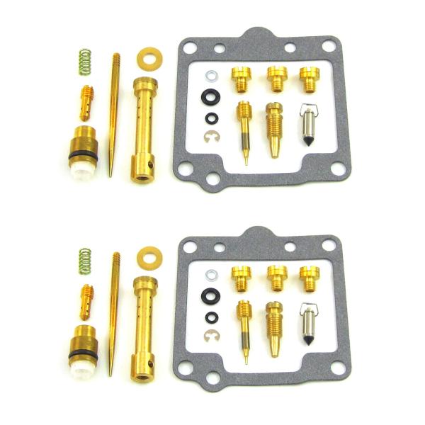 2x80 82 XS400 キャブレターキャブレターキャブリビルド修理キットXS 400 2x fit for 80 82 XS4 並行輸入品