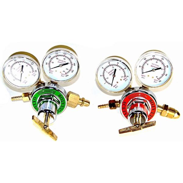 並行輸入品】アセチレン酸素ガス溶接レギュレーター 圧力計 フィット