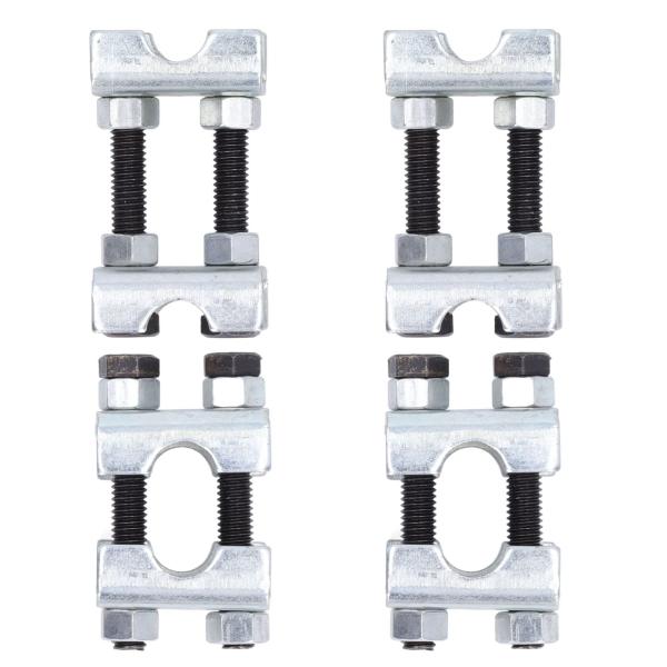 Camrusic コイルスプリングコンプレッサーツール 4個 2方向調整可能 コイルスプリングスペーサー 炭素鋼 ショックアジャス 並行輸入品