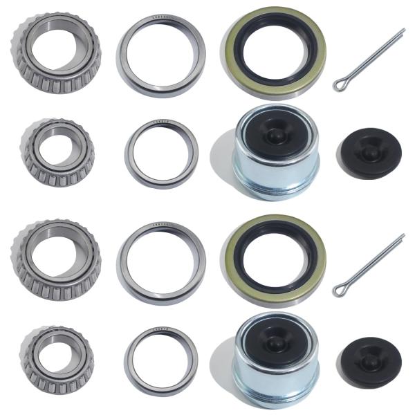 LUXTRKSTO 2セット L68149/L68111 L44649/L44610 トレーラーハブベアリングキット 3500ポン 並行輸入品