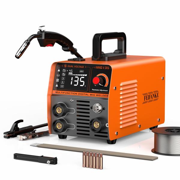 溶接機 FEIFANKE 135A フラックスコア MIG 溶接機 110V 3 IN 1 MIG/ARC/Lift