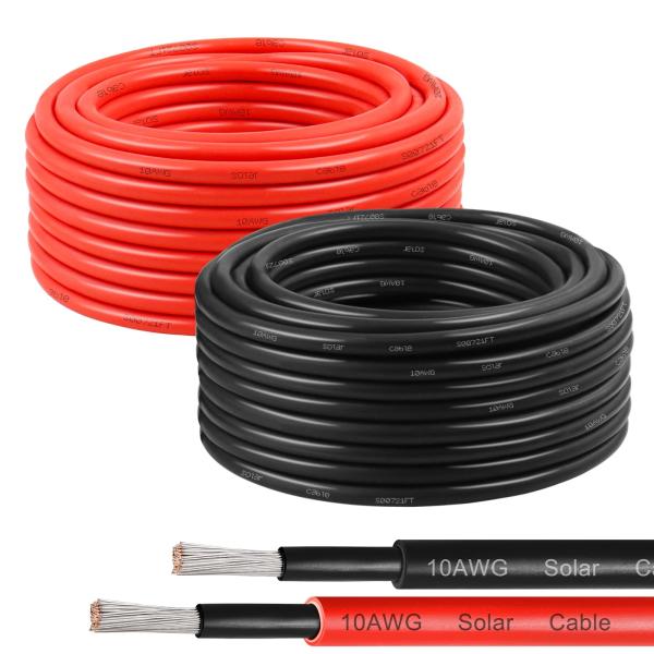 【並行輸入品】10AWGソーラーワイヤー30フィート。 XRDS RF 10AWG Solar Wire 6mm?, 2 Pack 30FT