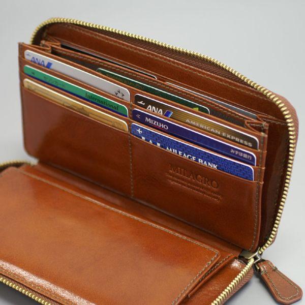 財布 長財布 メンズ ギャルソン財布 ラウンドファスナー イタリアンレザー ギャルソンウォレット ラウンドジップ ミラグロ Buyee Buyee 日本の通販商品 オークションの代理入札 代理購入