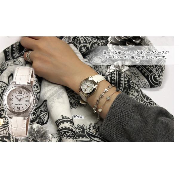 電波ソーラー カシオ おしゃれ レディース 電波時計 おしゃれ 腕時計 革ベルト 革バンド 軽量14 5g 腕時計 本革 女性用 婦人用 軽い 5気圧防水 本革 社会人 財布腕時計新聞通販暮らしの幸便