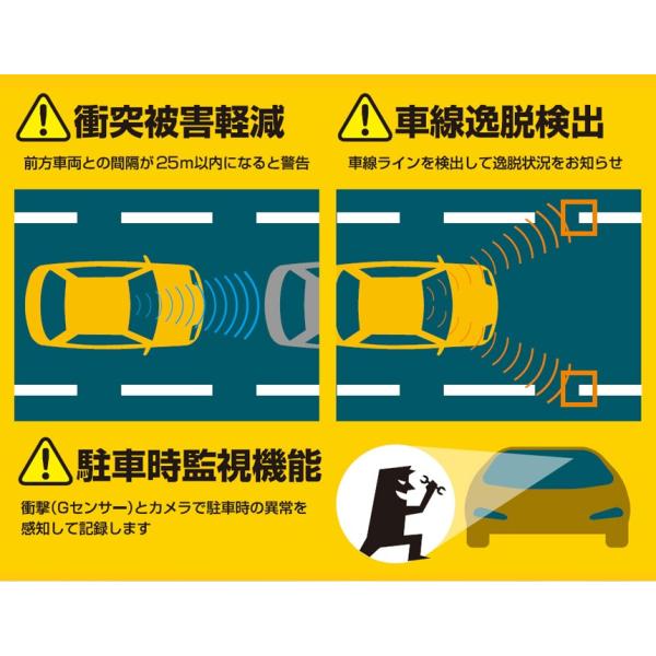 あおり運転対策 ドライブレコーダー 駐車監視 警告機能付き 追突防止 車線はみ出し防止 車載 カメラ 駐車監視 12v 24v 動体検知 Gセンサー フルhd Buyee Buyee Japanese Proxy Service Buy From Japan Bot Online