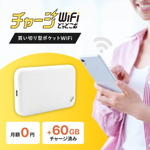 【 チャージWiFiどっとこむ とは 】買い切り型のポケットWiFiをご購入いただき、お好きなタイミングでお好きなだけデータ容量をチャージし、繰り返しWiFiをご利用いただけるサービスです。【 WiFiルーター（U20）について 】・ 内臓...