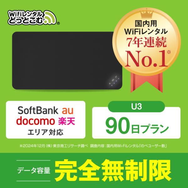 SoftBank SELECTION ポケットwifi レンタル 90日 完全無制限