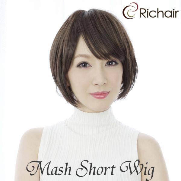 ウィッグ ショート マッシュショートウィッグ フルウィッグ かつら