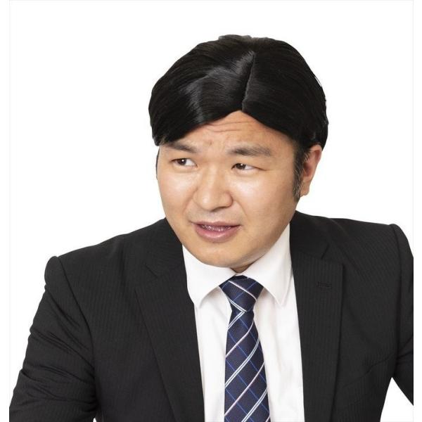 カツランド 七三分け パーティーグッズ おじさんカツラ コスプレ かつら サラリーマン 部長