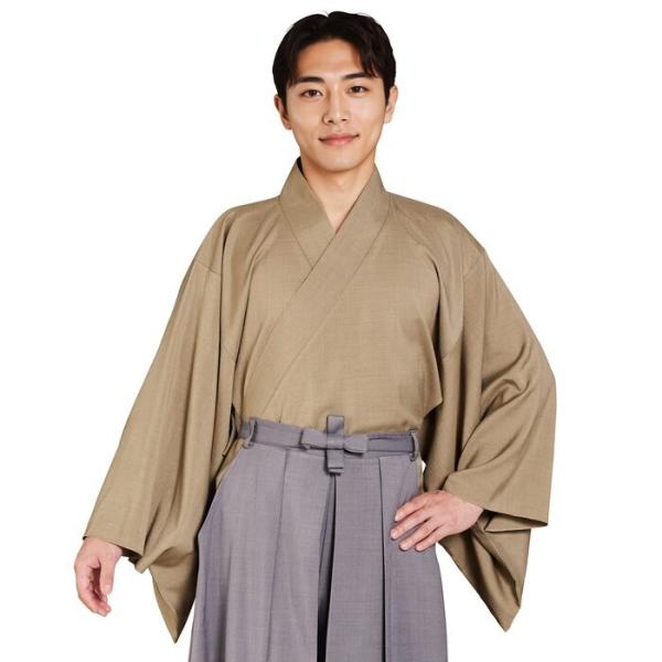 セレクト着物 上衣 薄茶 NP コスプレ コスチューム 時代劇 衣装 メンズ