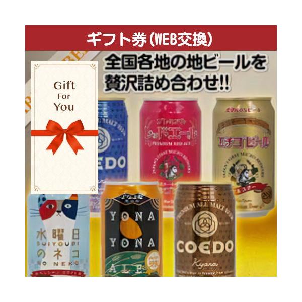 (メール便対応10個まで) 全国地ビール飲み比べ6本セット パネル無 jh-jbeer-gf ギフト券 景品ギフト