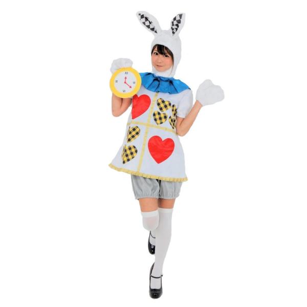 ホワイトラビット レディース ハロウィン 仮装 衣装 コスチューム