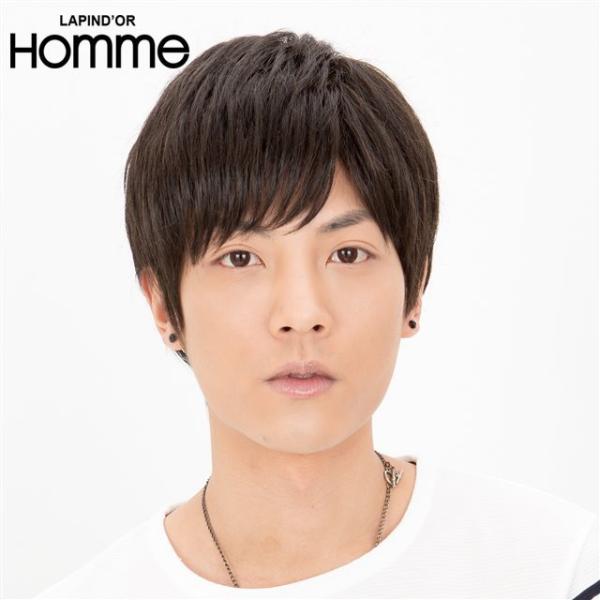 ラパンドアール オム 3470 カジュアルマニッシュショート(ココアブラウン) (送料無料) HOMME フルウィッグ コスプレ wigland_j-3470