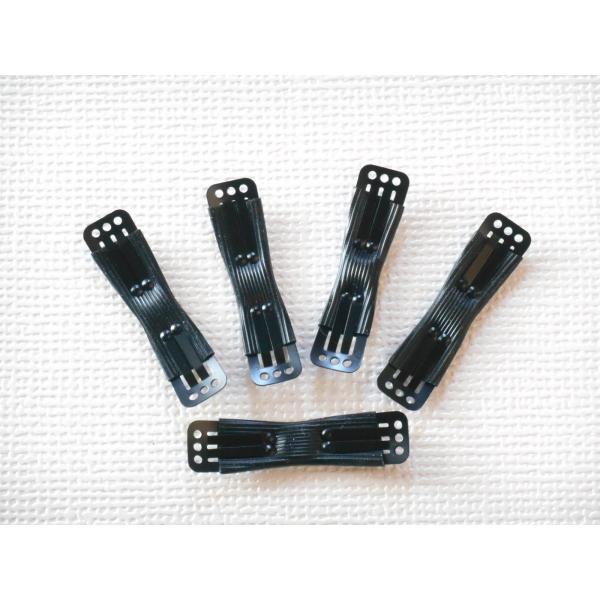 かつら ウィッグ カツラ  サイドストッパーピン 横長ピン 細長ピン少ない髪でもしっかりと捉え、安定感のある固定ができるストッパーピンです。サイズは縦約1cm,横約4,5cmでカラーはブラックです。5個セットの超お買い得価格です。スマートレ...