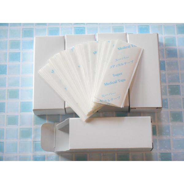スーパーメディカルテープ25枚入り 医療用両面テープ ハードテープ 強力テープ 3M製 かつら ウィッグ カツラ接着力の強い両面テープです。普通の両面テープでは接着力に満足いかない方は是非一度お試しください。シール式ストッパーピンの接着にも...