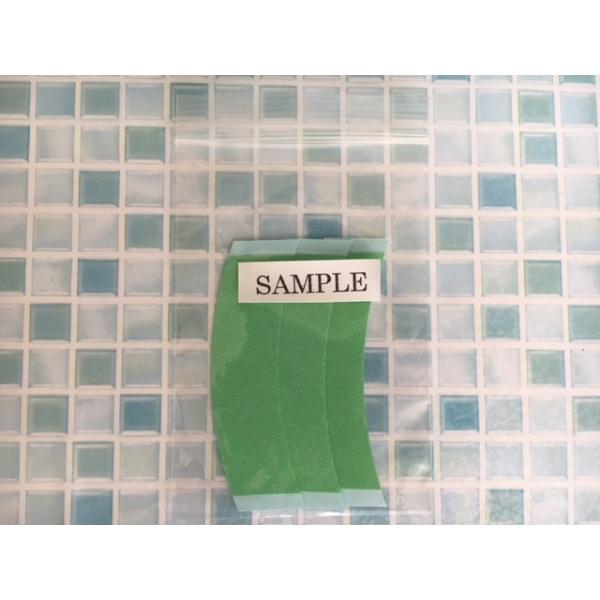 かつら ウィッグ カツラ ナノスキン両面テープ ナノスキン専用  シートに使える ナノスキン専用両面テープは水色の面をナノスキン側、緑色の面を頭皮側にして使用します。緑面の地肌側の接着力は普通の両面テープとほぼ同じですが、緑面のナノスキン側...