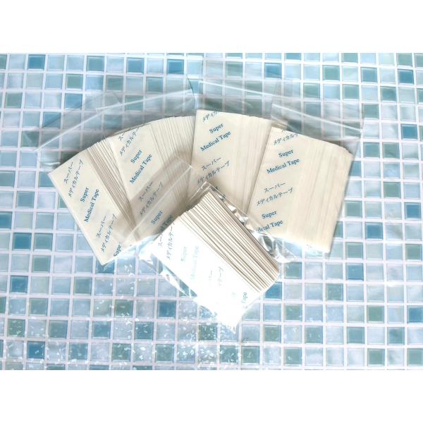 スーパーメディカルテープ25枚入り　医療用両面テープ 　ハードテープ 　強力テープ　 3M製接着力の強い両面テープです。普通の両面テープでは接着力に満足いかない方は是非一度お試しください。シール式ストッパーピンの接着にもご使用いただけます。...