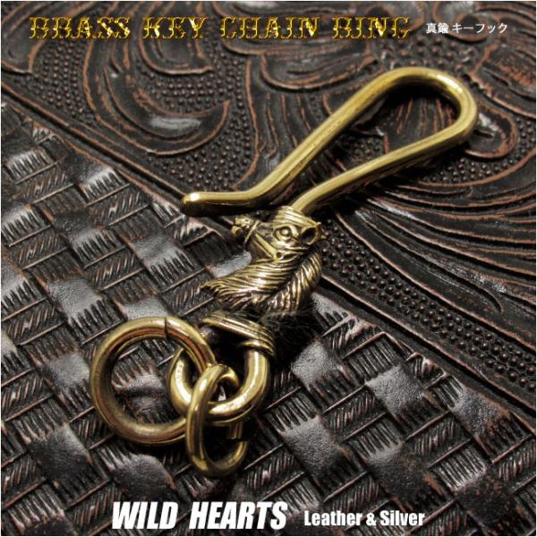 キーホルダー キーフック ホース／馬 アクセサリー 真鍮 (ID kh4493k13