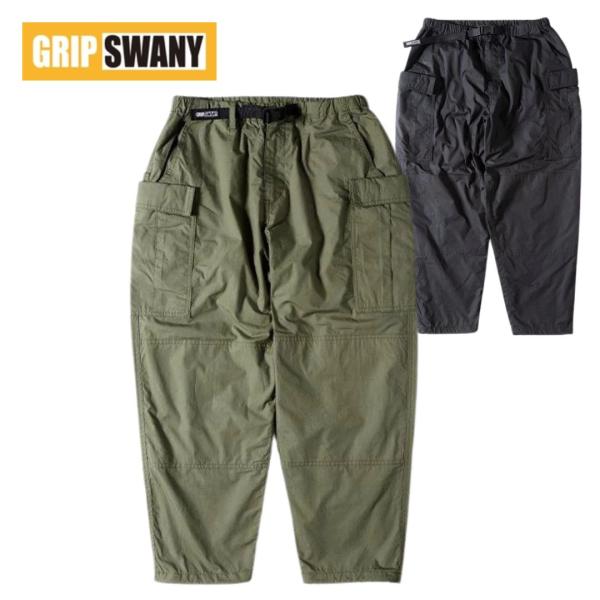 グリップスワニー ブッシュパンツ GSP-73V 撥水 ワークパンツ カーゴパンツ ワイドパンツ ビッグポケット ブッシュクラフト ソロキャンプ ミリタリー