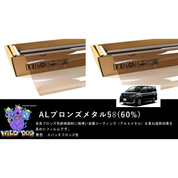 BRAINTEC（ブレインテック） ALブロンズメタル58 80系 ヴォクシー リア