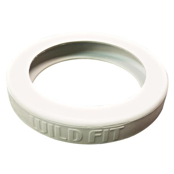 WILD FIT（ワイルドフィット） 白ラバー リング 2.5kg用（1枚）《返品