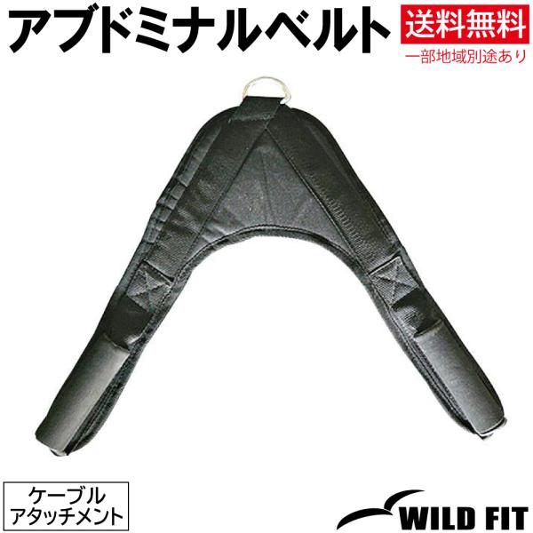 ワイルドフィット アブドミナルベルト / 筋トレ トレーニング器具 ケーブルアタッチメント 腹筋 ベンチプレス ホームジム パワーラック 筋トレグッズ