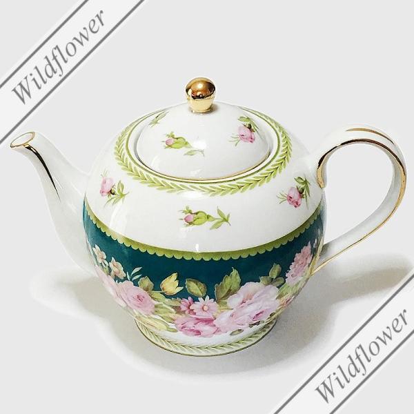 ティーポット 茶こし付き ピンクローズ おしゃれ プレゼント ギフト 薔薇雑貨 人気 ブランド ロイヤルアーデン ワイルドフラワー Buyee Buyee 日本の通販商品 オークションの代理入札 代理購入
