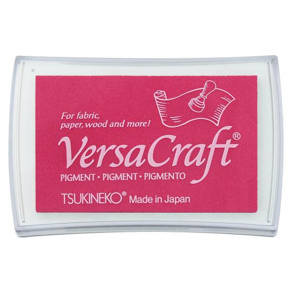 【商品概要】水性顔料インクパッドで紙・木・布等ににじまず押せるバーサクラフトのLサイズ。バッグにTシャツに、布ににじまず、くっきり。アイロンで洗濯OK。本体サイズ:横96mm×縦63mm×厚さ20mm/盤面　横76mm×縦47mm用途：布、...