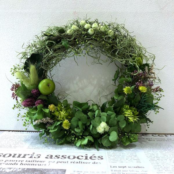 グリーンリース プリザーブドフラワー ボタニカル あじさい ドライフラワー メッセージ文代筆 Wreath0011 Buyee Buyee Japanese Proxy Service Buy From Japan Bot Online